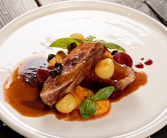 Photo du plat Sauté de veau et ses pommes de terre grenailles